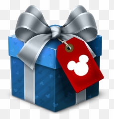 Image Of Disneyland Clipart - Christmas Icon Png Present