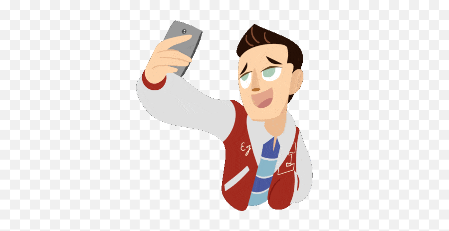 Selfie Ej Caswell Sticker - Selfie Ej Caswell High School Smartphone Png,Selfie Icon