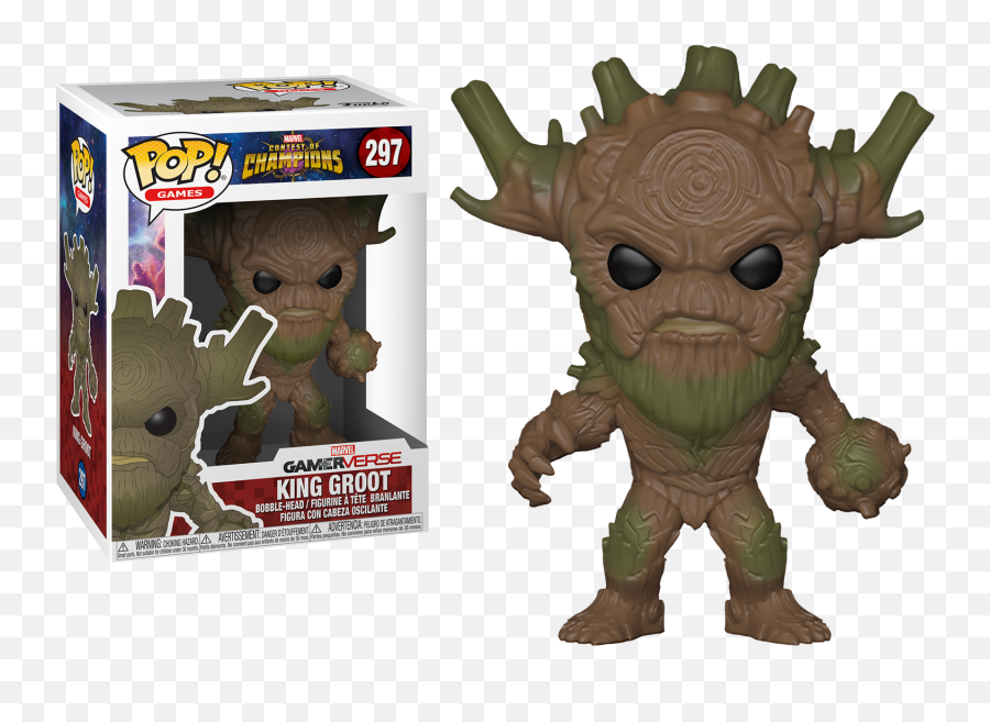 Funko Pop Marvel Contest Of Champions - King Groot 297 Funko Pop King Groot Png,Guardians Galaxy League Of Legends Free Icon
