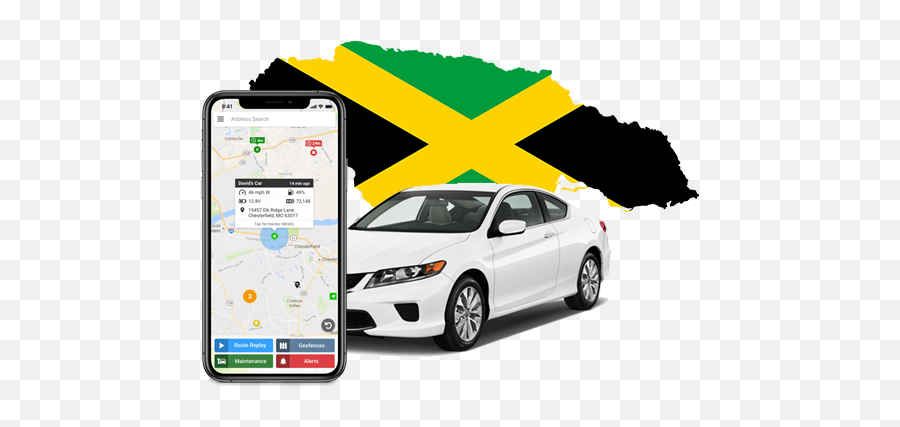 1 Gps Vehicle Tracking Company In Jamaica Powerful Car - Toyota Camry 2014 Model Png,Gps Tracking Icon