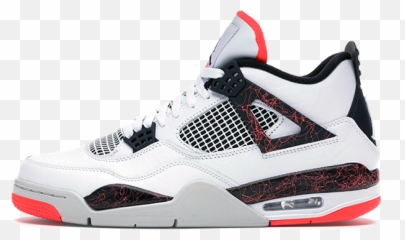 Air Jordan 4 Retro Flight Nostalgia Hot Lava U2013 Sneaker - Pale Citron png