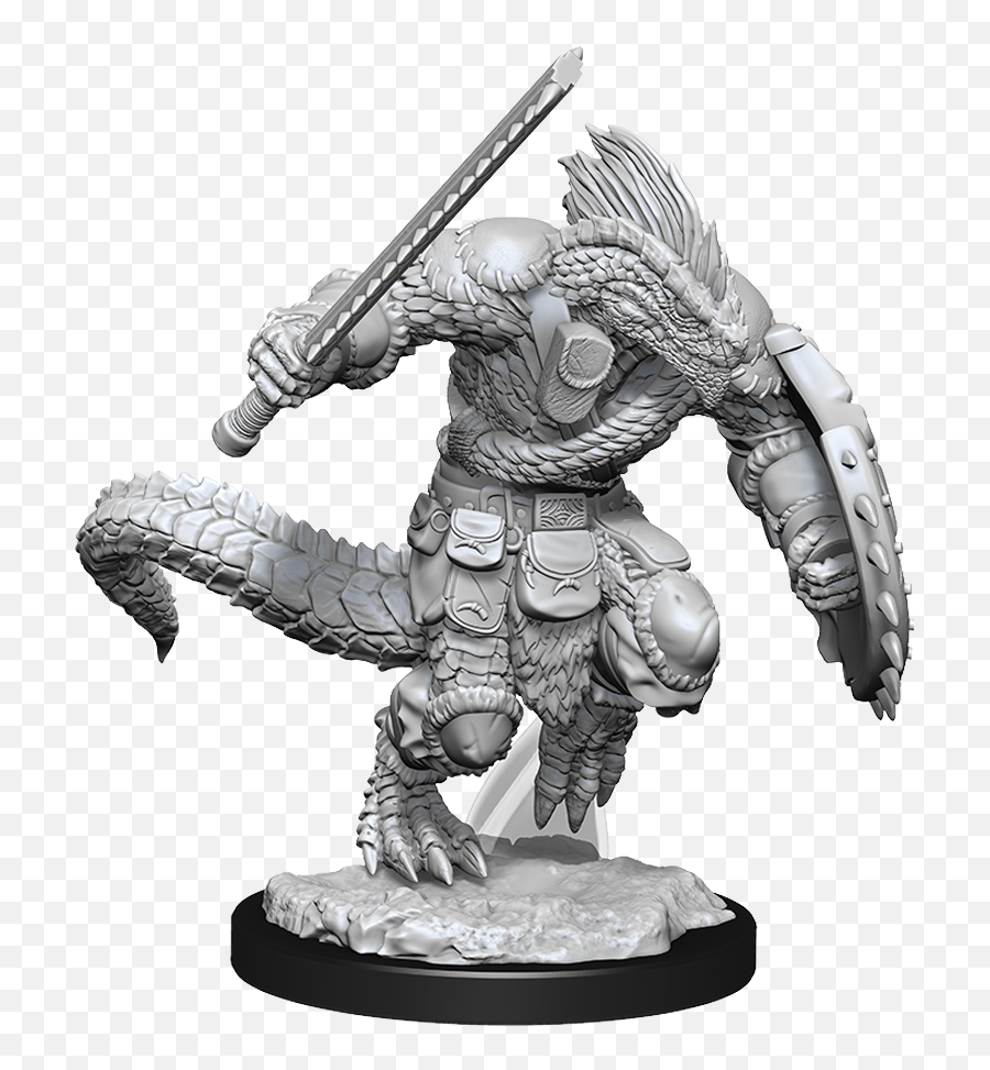 Wizkids Nolzuru0027s Marvelous Miniatures Lizardfolk Barbarian - Lizardfolk Barbarian Mini Png,Adeptus Mechanicus Agripinea Icon