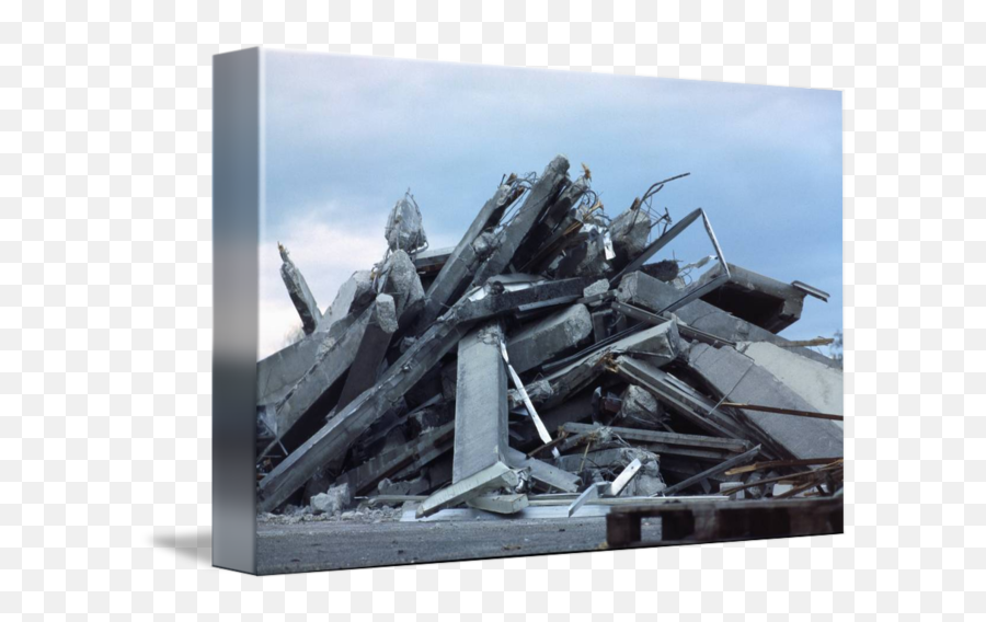 Heap Of Rubble By Christopher Ziemann - Driftwood Png,Rubble Png