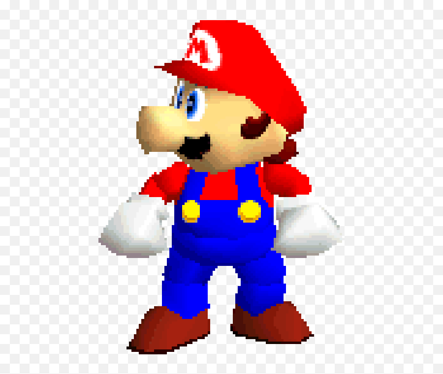 Super Mario 64 Transparent Gif - Super Mario 64 Mario Gif Png,Mario Transparent