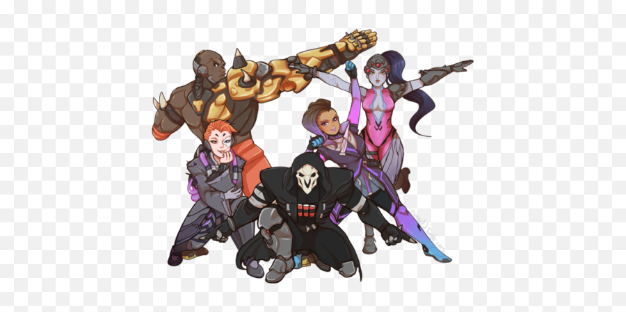 930 - Overwatch Talon Heroes Png,Moira Png