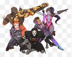 930 - Overwatch Talon Heroes Png,Moira Png