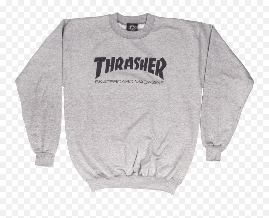 Hoodie Transparent Thrasher Picture - Grey Long Sleeve Thrasher Shirt Png,Thrasher Png