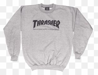Hoodie Transparent Thrasher Picture - Grey Long Sleeve Thrasher Shirt Png,Thrasher Png