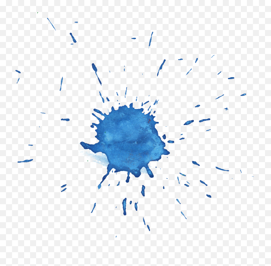 8 Blue Watercolor Drop Splash - Painting Splash Png,Blue Splash Png