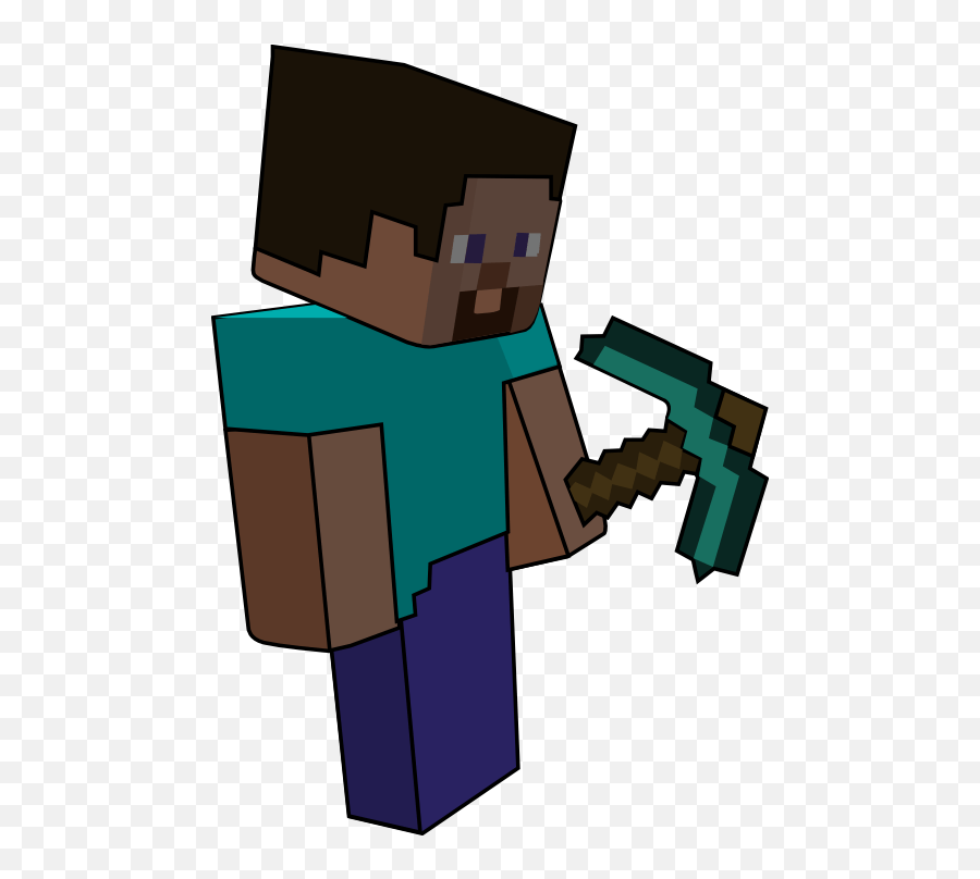 Minecraft Clipart Pickaxe - Minecraft Miner Png,Minecraft Pickaxe Png