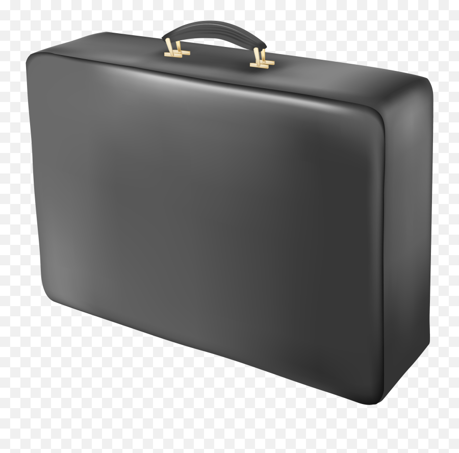 Briefcase Clipart Png - Black Suitcase Clipart,Briefcase Png