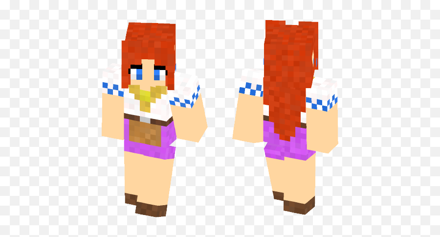 Download Adult Malon From Ocarina Of Time Minecraft Skin For - Until Dawn Minecraft Skin Sam Png,Ocarina Of Time Png