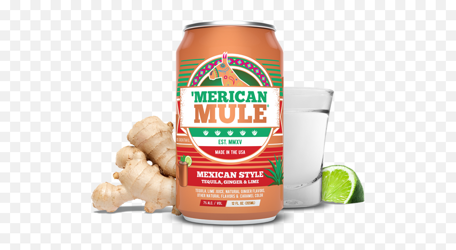 U0027merican Muleu2014mexican Style 4 - Pack U2014 Faber Easy Drinking Liquors Merican Mule Moscow Png,Mule Png