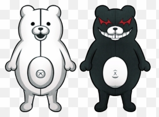 Cursed Monokuma Transparent Png Image - Monokuma Png,Monokuma Png