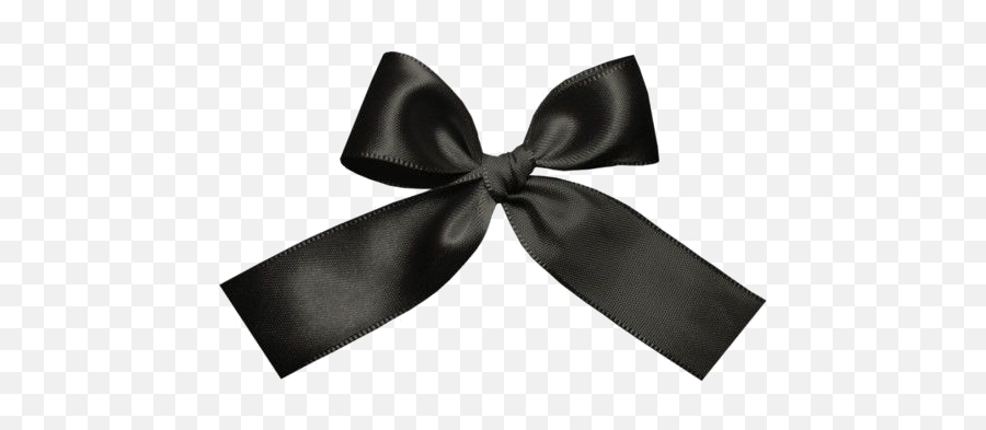 Black Bow Ribbon Png Transparent Image - Black Transparent Ribbon Bow,Black Tie Png