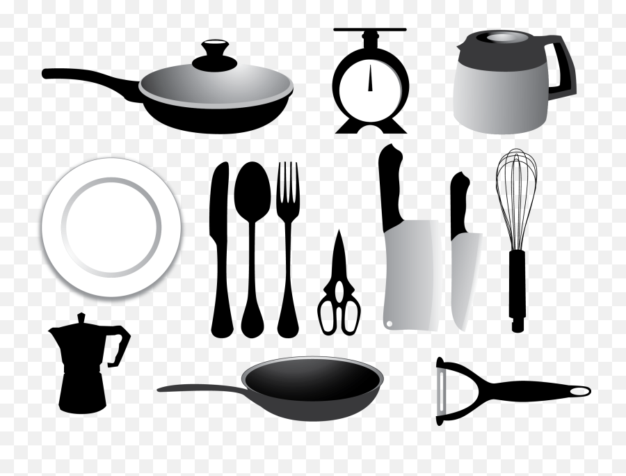 Download Knife Kitchen Utensil Fork Spoon - Kitchen Full Kitchen Utensil Png,Spoon Transparent Background