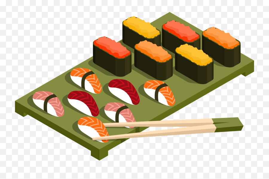 Clipart Spring Food Transparent Free - Sushi Clipart Transparent Png,Food Clipart Transparent Background