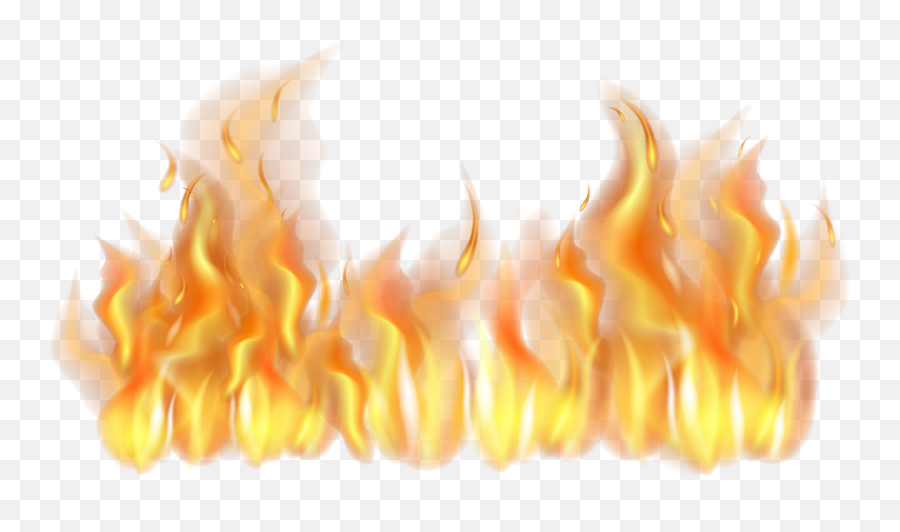 Flame Clipart Fire Png - Flames Clipart Png,Realistic Fire Png