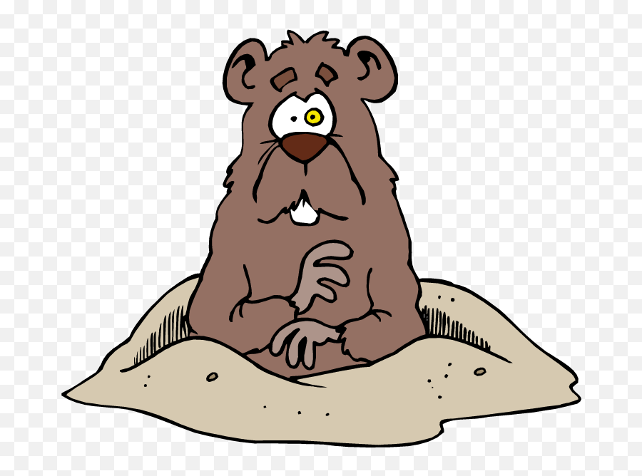 Groundhog Clipart - Wood Chuck In Drunk Cartoon Png,Groundhog Png
