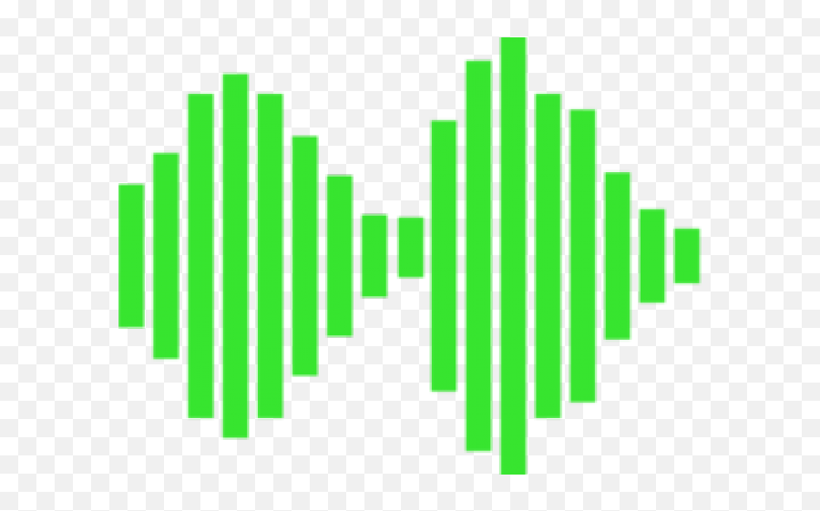 Green Audio Waves Png Transparent - Music Waves Clip Art,Sound Wave Png