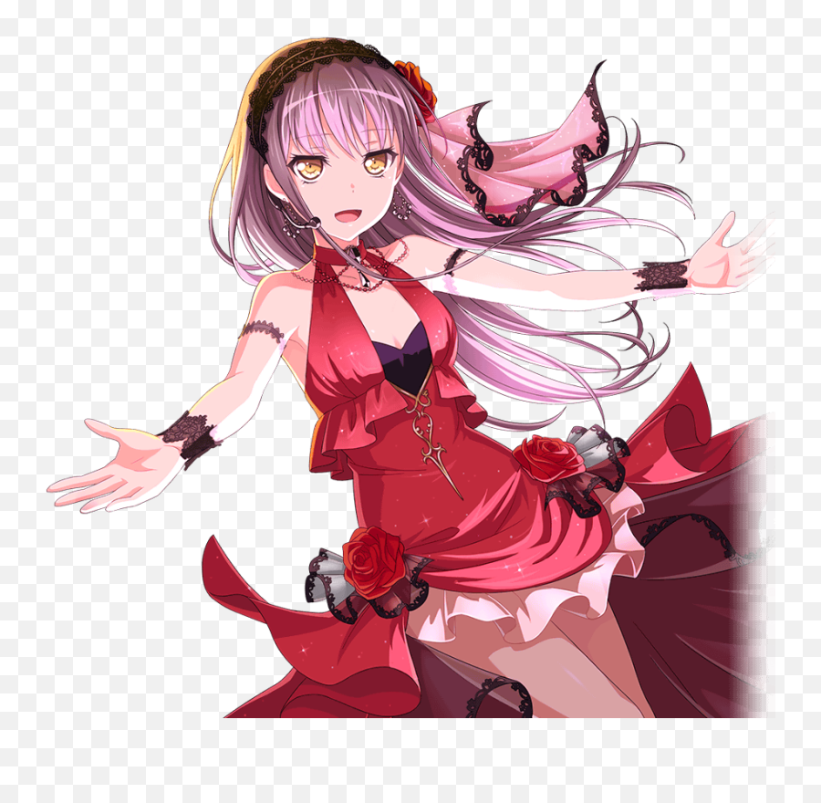 Download 4 People - Bang Dream Minato Yukina Minato Red Dress Png,Minato Png