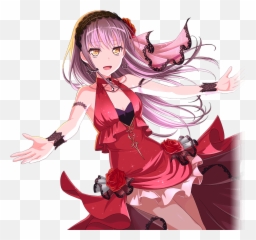 Download 4 People - Bang Dream Minato Yukina Minato Red Dress Png,Minato Png