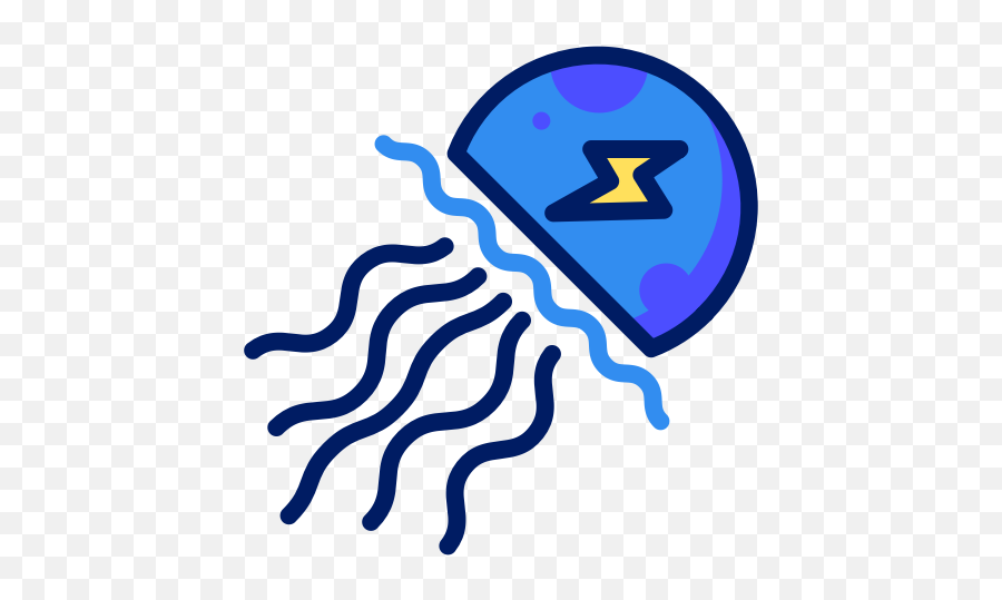 Animal Character Inkcontober Jellyfish Posion Icon - Ubur Ubur Vektor Png,Jellyfish Png