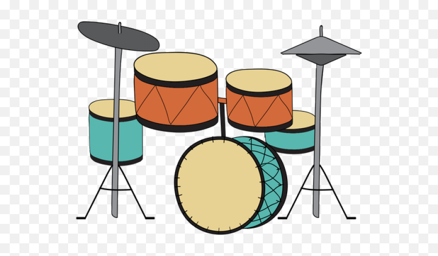 Drum Set Musical Instrument Doodle - Drum Clipart No Background Png,Drum Png