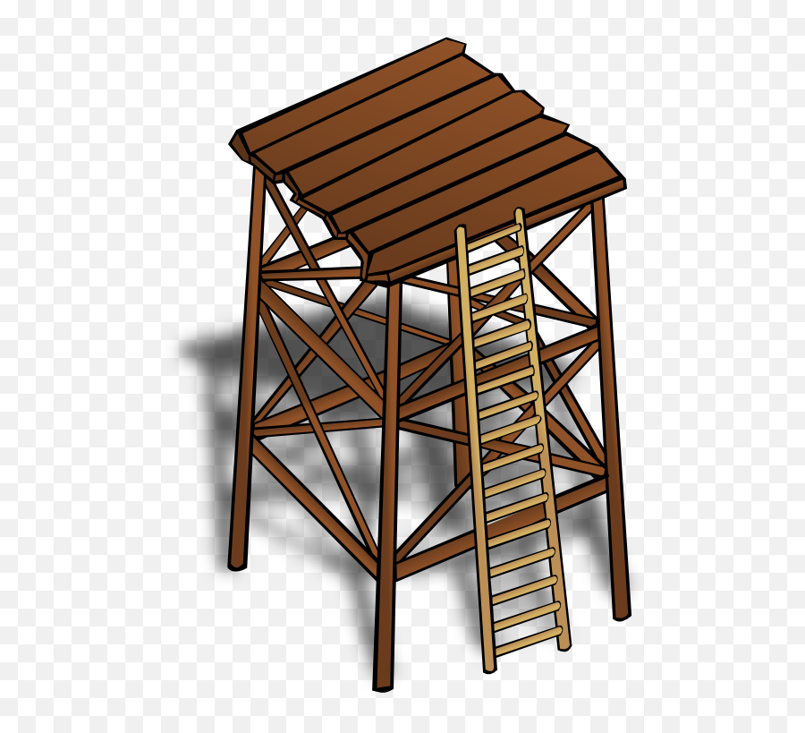 Japanese Wooden Bridge Clipart Free Image - Watchtower Png,Bridge Clipart Transparent