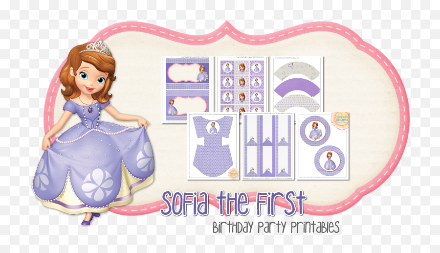 The Bingham Diaries Sofia First Birthday Party Freebie - Free Rapunzel Birthday Printables Png,Princess Sofia Png