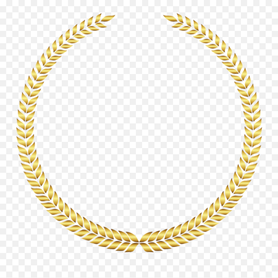 Free Png Download Laurel Wreath Transparent Clipart - Round Gold Circle Chain Vector,Wreath Transparent