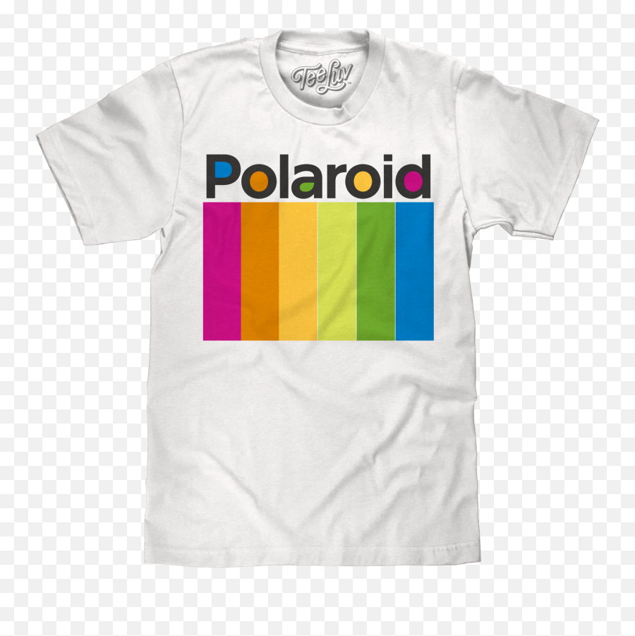 Polaroid Spectrum T - Shirt White U2013 Tee Luv Corona Beer T Shirt Png,Blank White T Shirt Png
