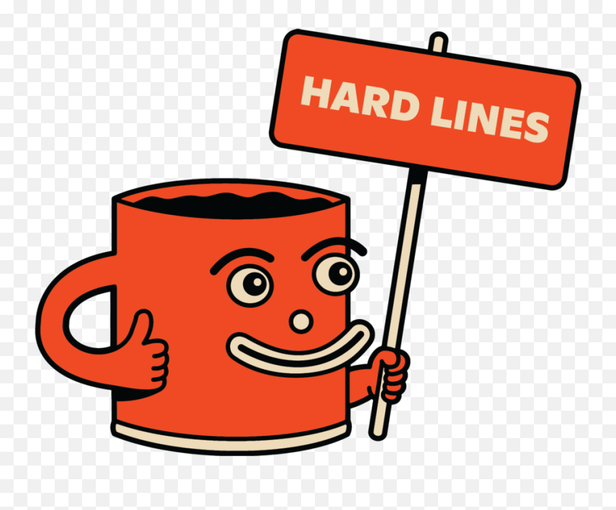 Menu U2014 Hard Lines Coffee Png Orange Line