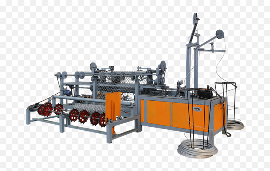 Apm Double Wire Dapu Mesh Weaving Machine Chain Link - Machine Tool Png,Chain Link Fence Png