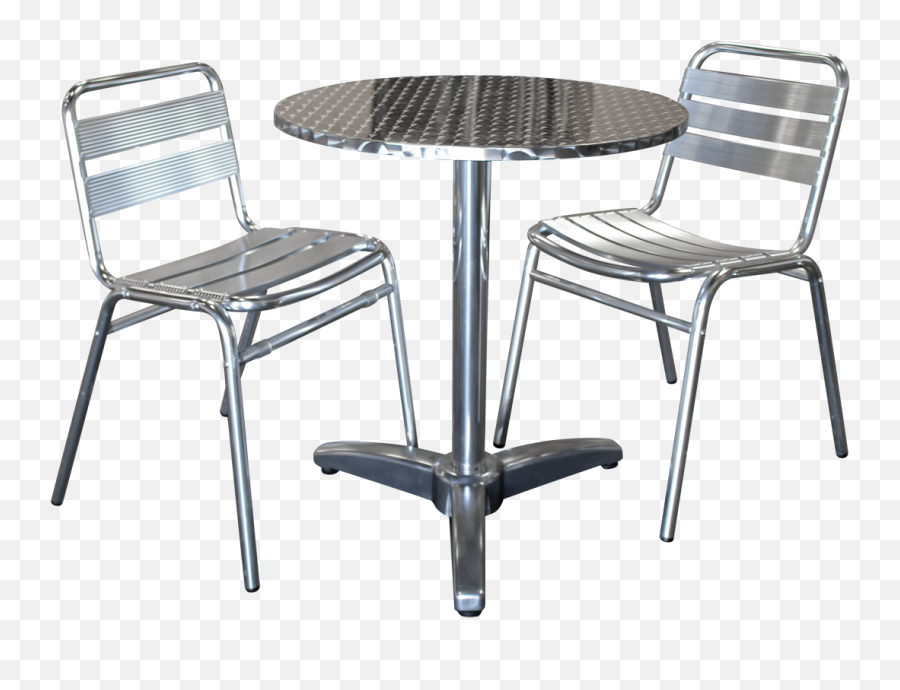 Table And Chairs - Stainless Steel Bistro Table And Chairs Png,Table And Chairs Png