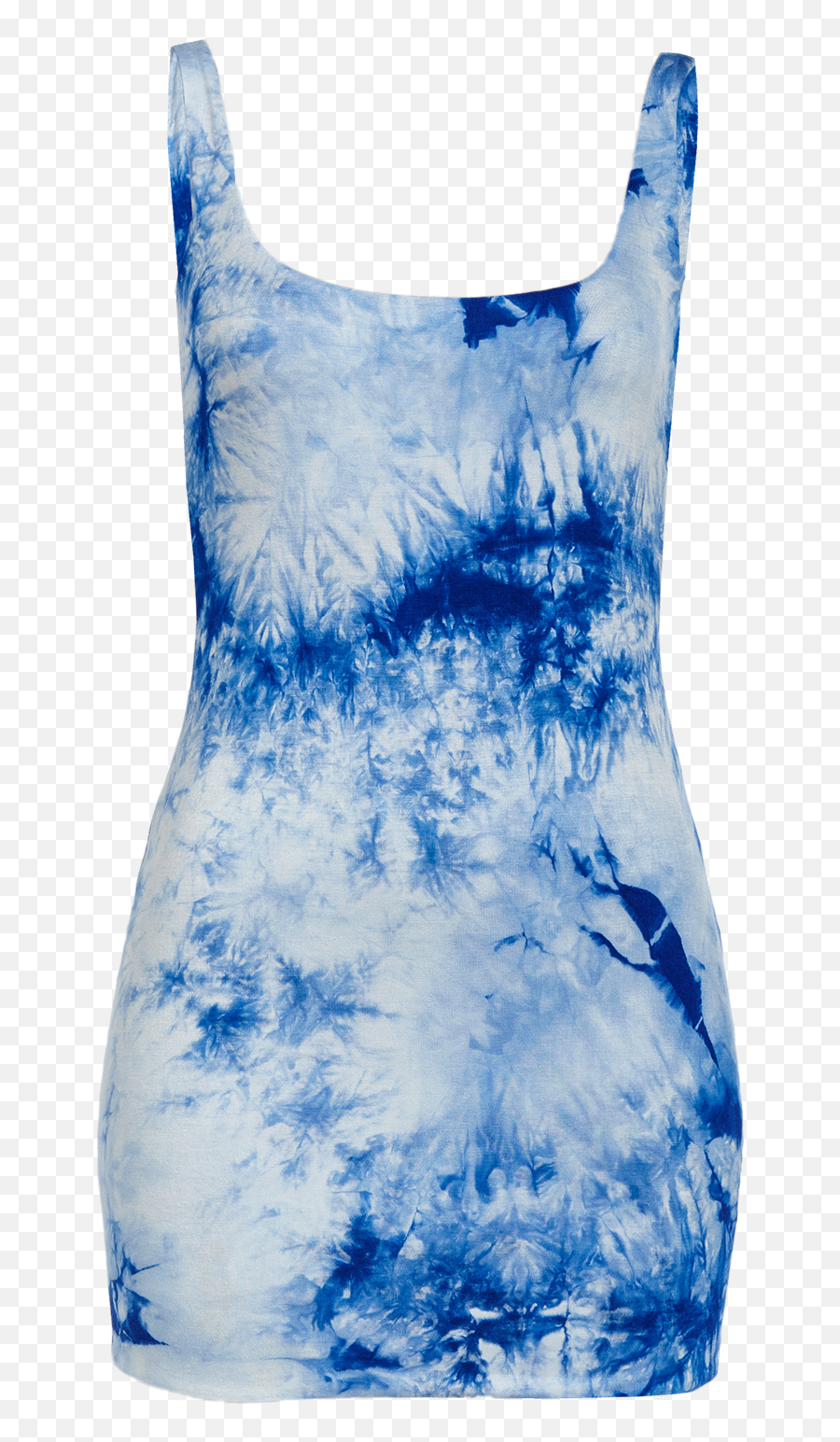 Tie Dye Dress In Blue Tidye Bardot - Transparent Blue Tie Dye Png,Tie Dye Png