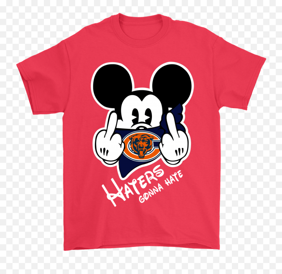 Nfl Mickey Team Chicago Bears Haters Gonna Hate Shirts U2013 Teextee Store - Haters Gonna Hate 49ers Png,Chicago Bears Png