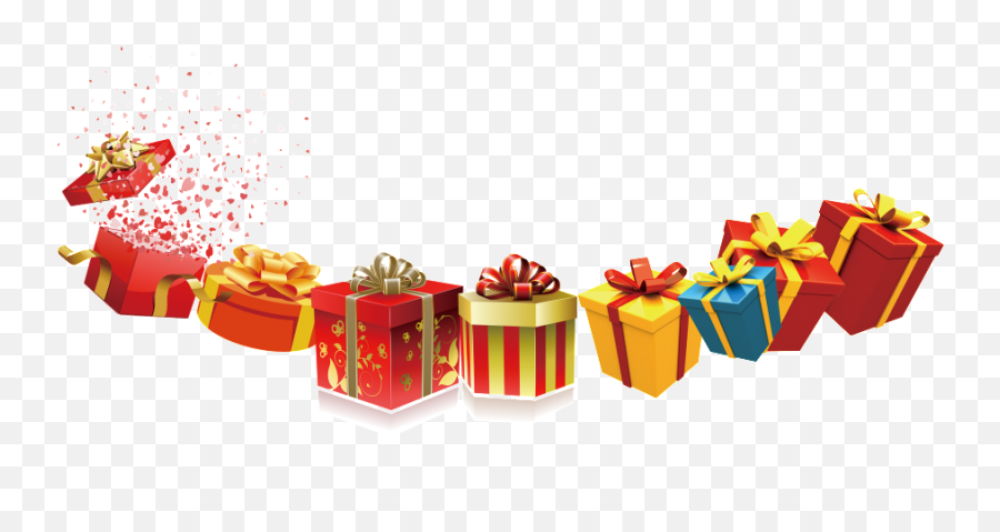 Download Hd Holiday Gift Box Png - Gift Transparent Png Gifts Box Png,Gift Boxes Png