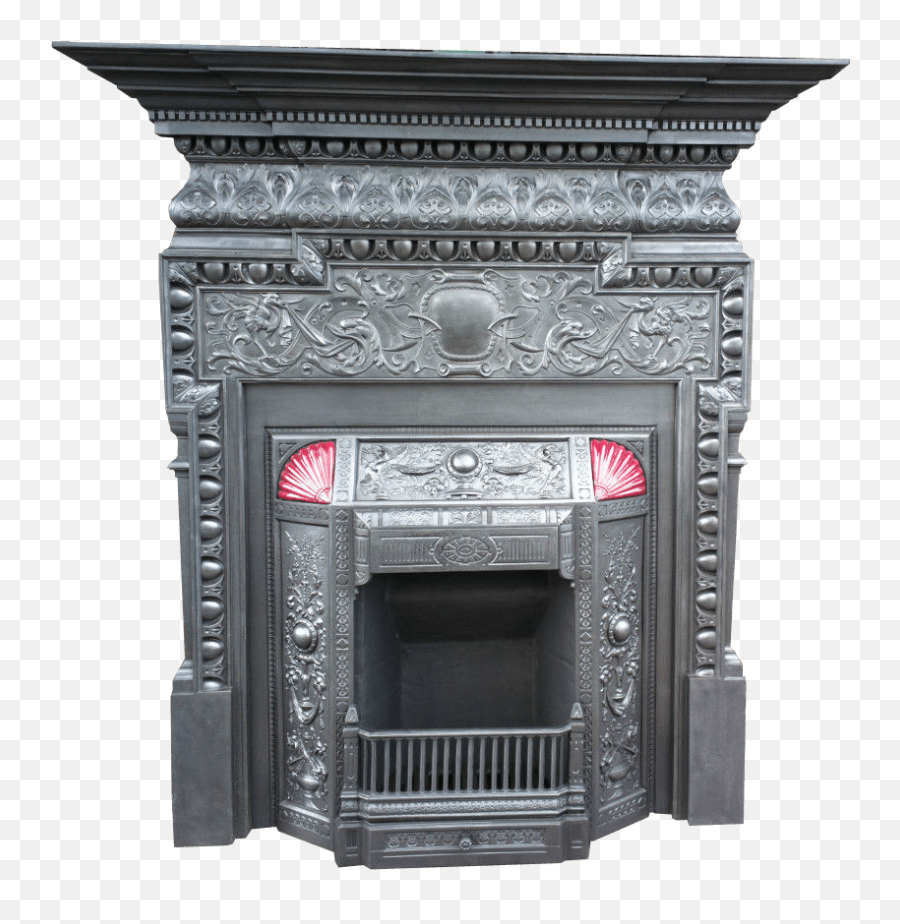 Cast Iron Victorian Fireplace Png Image Free Images - Victorian Fireplace Transparent,Victorian Png