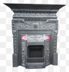 Cast Iron Victorian Fireplace Png Image Free Images - Fireplace Transparent