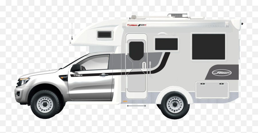 Trex U2013 Sunliner Motorhome The Smallest Dropdown Bed - Commercial Vehicle Png,Trex Png