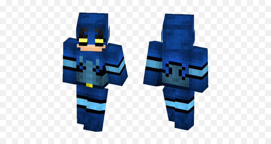 Blue Beetle Minecraft Skin - Superhero Png,Blue Beetle Logo