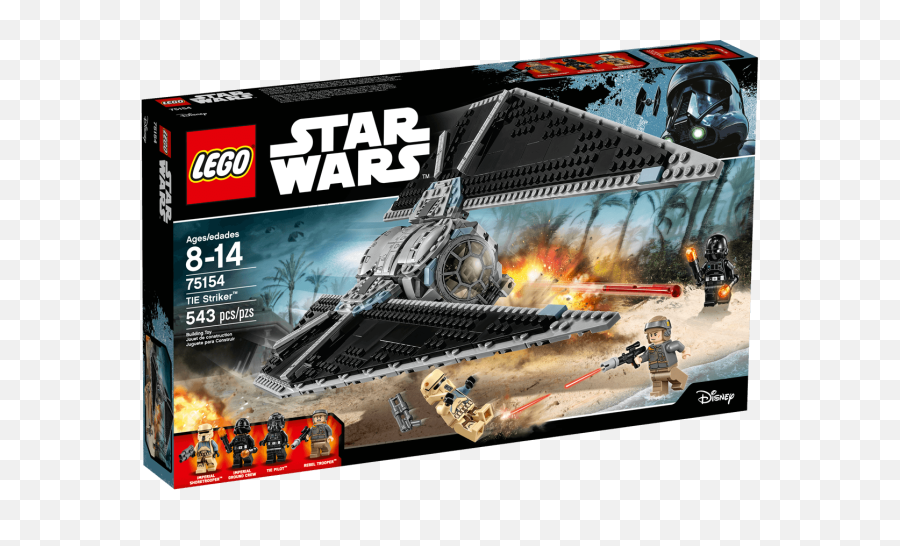 Lego Star Wars Tie Striker - Cinelinx Movies Games Geek Lego 75154 Png,Star Wars Ship Png