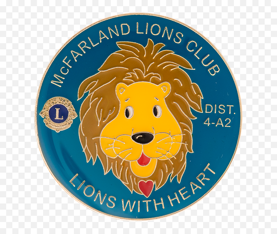 Custom Lions International Club Pins Medals Coins U0026 Badges - Big Png,Lions International Logo
