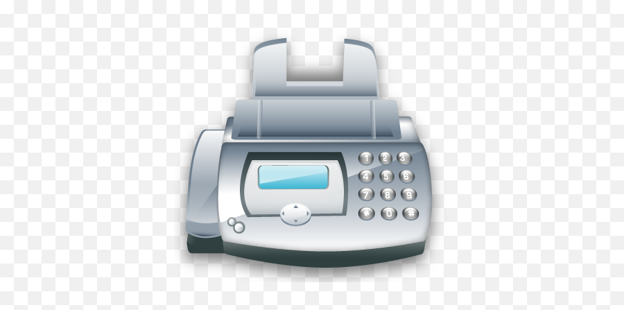 Fax Machine Icon Transparent Png Image - Fax 3d Icon Png,Fax Icon Png