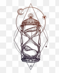 Hourglass Tattoo Designs - Creative Drawing Full png