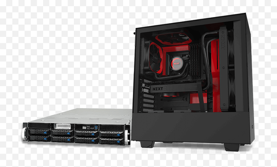 Buy Custom Built Desktop U0026 Workstation Pcs For Gaming - Nzxt Case In Nepal Png,Transparent Computer Case