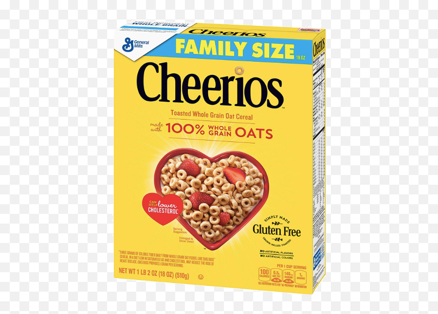 Cheerios Whole Grain Cereal - Net Weight For Cereal Png,Cheerios Png