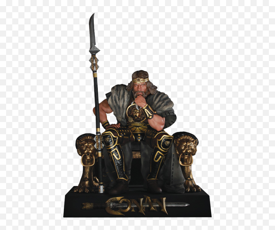 Conan The Barbarian - King Conan 14 Scale Statue Conan The Barbarian Statue Png,Conan The Barbarian Logo
