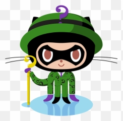 Json - Github Octocat Clipart Full Size png